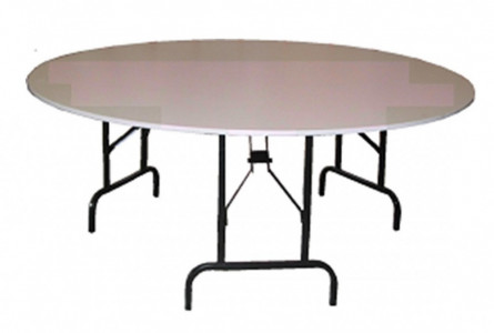 Round Folding Table. 1800mm diameter x 740mmh.