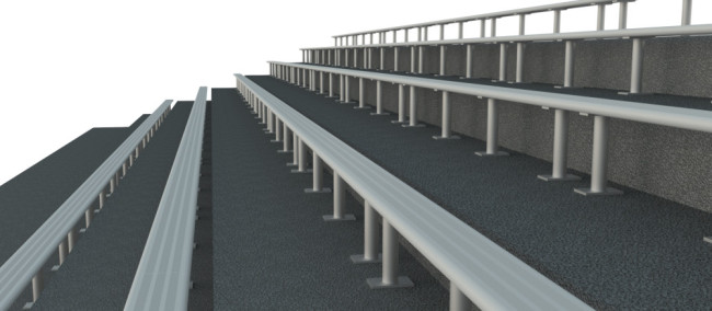 Great for Stadium Seating applications.