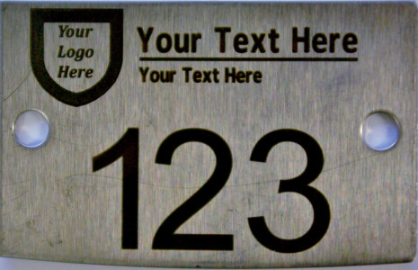 Number Plaque - Optional Extra