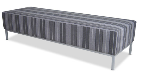 Square metal powder coated frame and legs