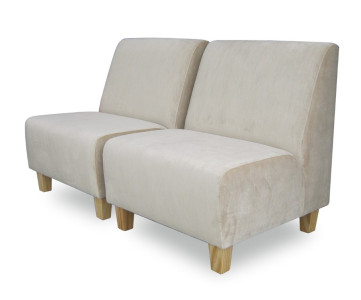 Tapered solid timber legs are an optional extra